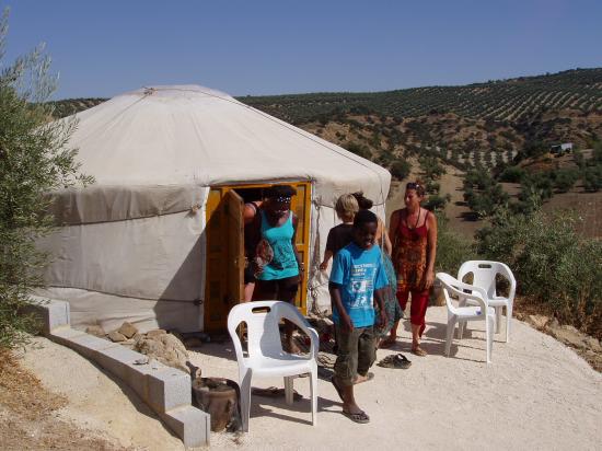 visite de la yourte