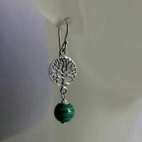 Bo arbre de vie ag malachite gros plan