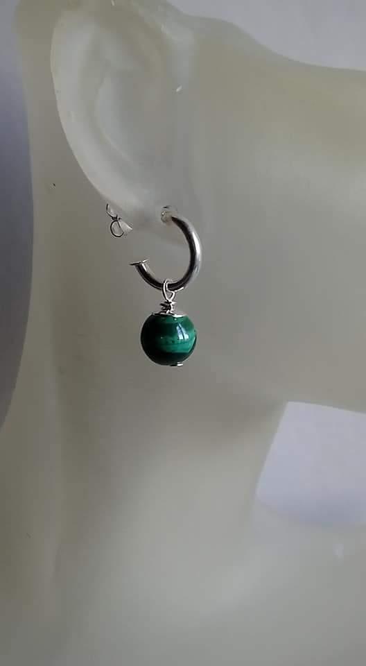 Bo creole ag malachite buste