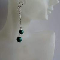 Bo longues malachite buste