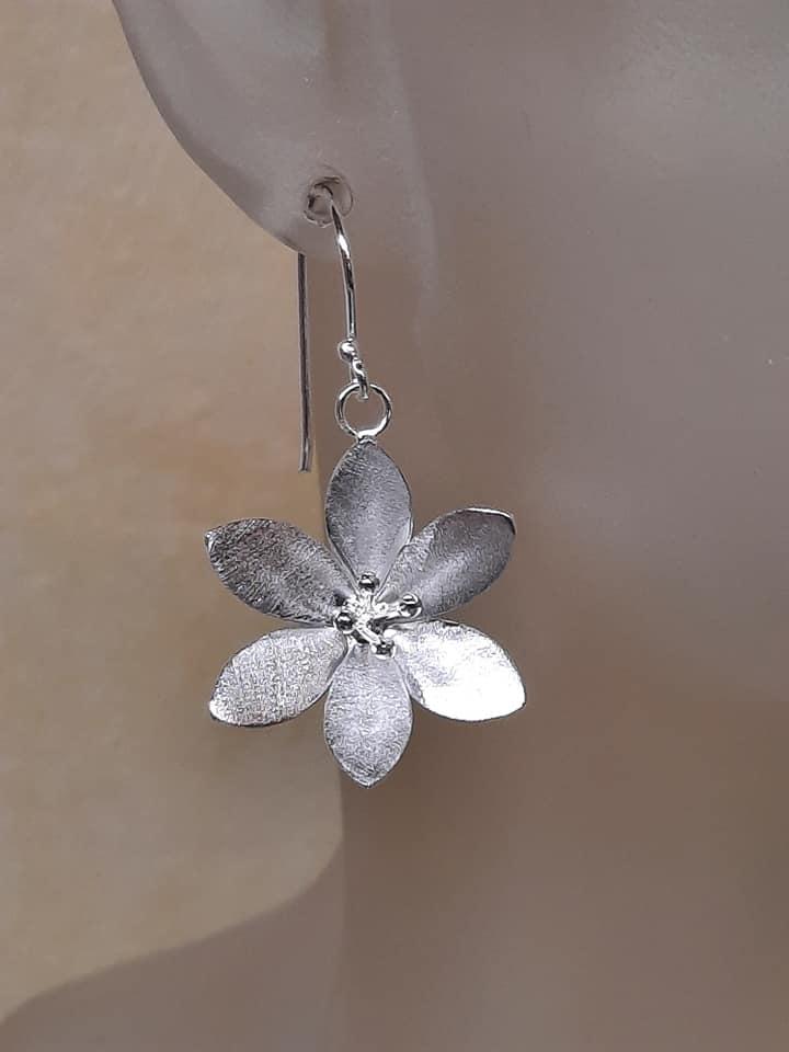 Boucle d oreille fleur