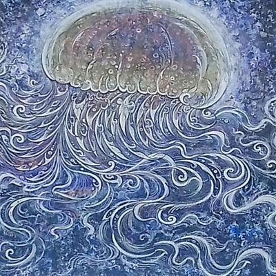 Peinture de meduse