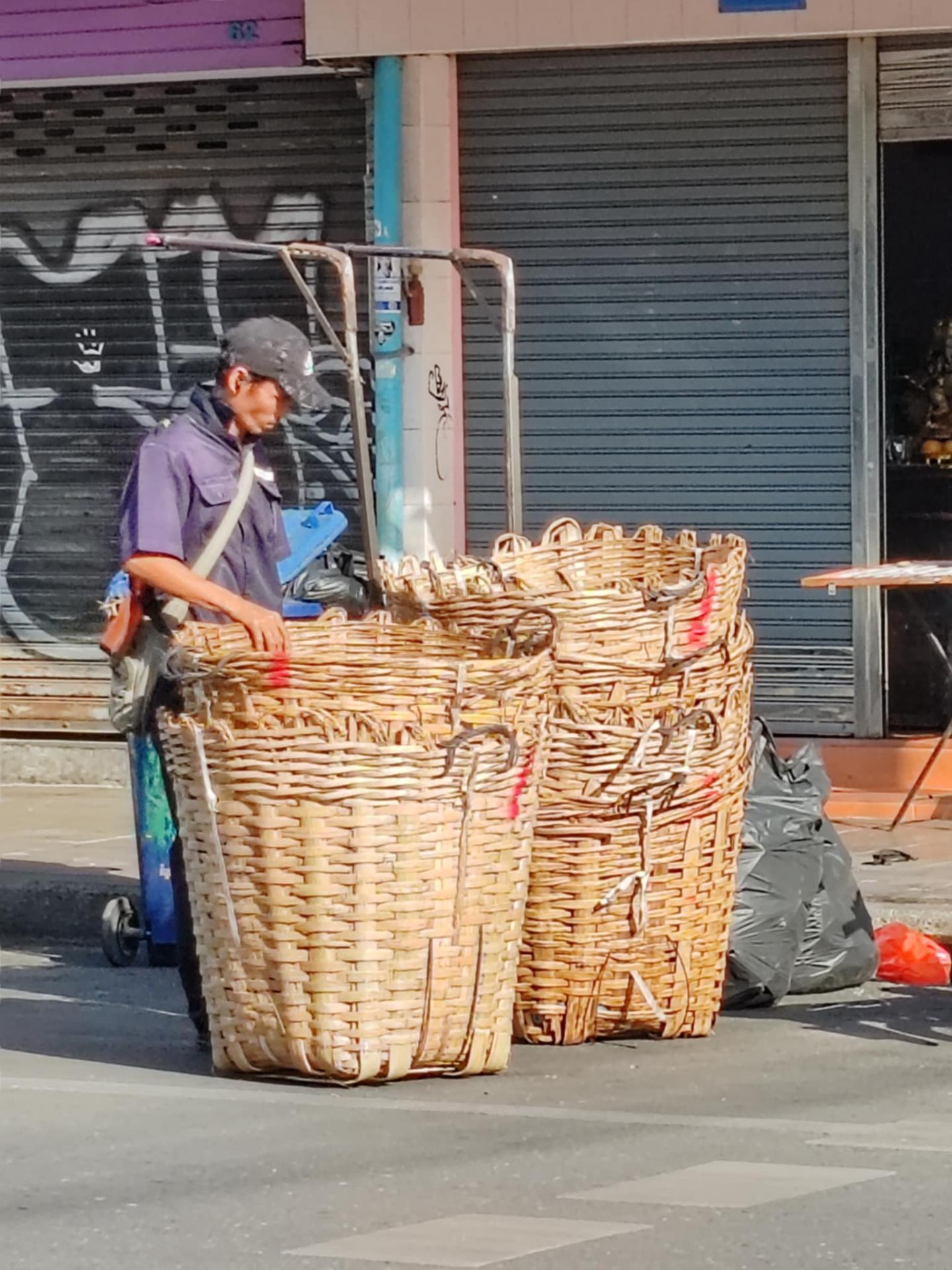 Ramasseur de poubelles vegetales